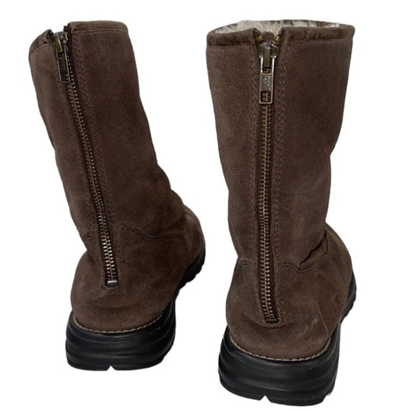 UGG Langley, Suede, fully lined sheepskin boots Size 7 GUC - Picture 7 of 11